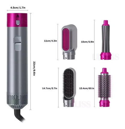 Cepillo Electrico Secador Pelo 5 En 1 Ac