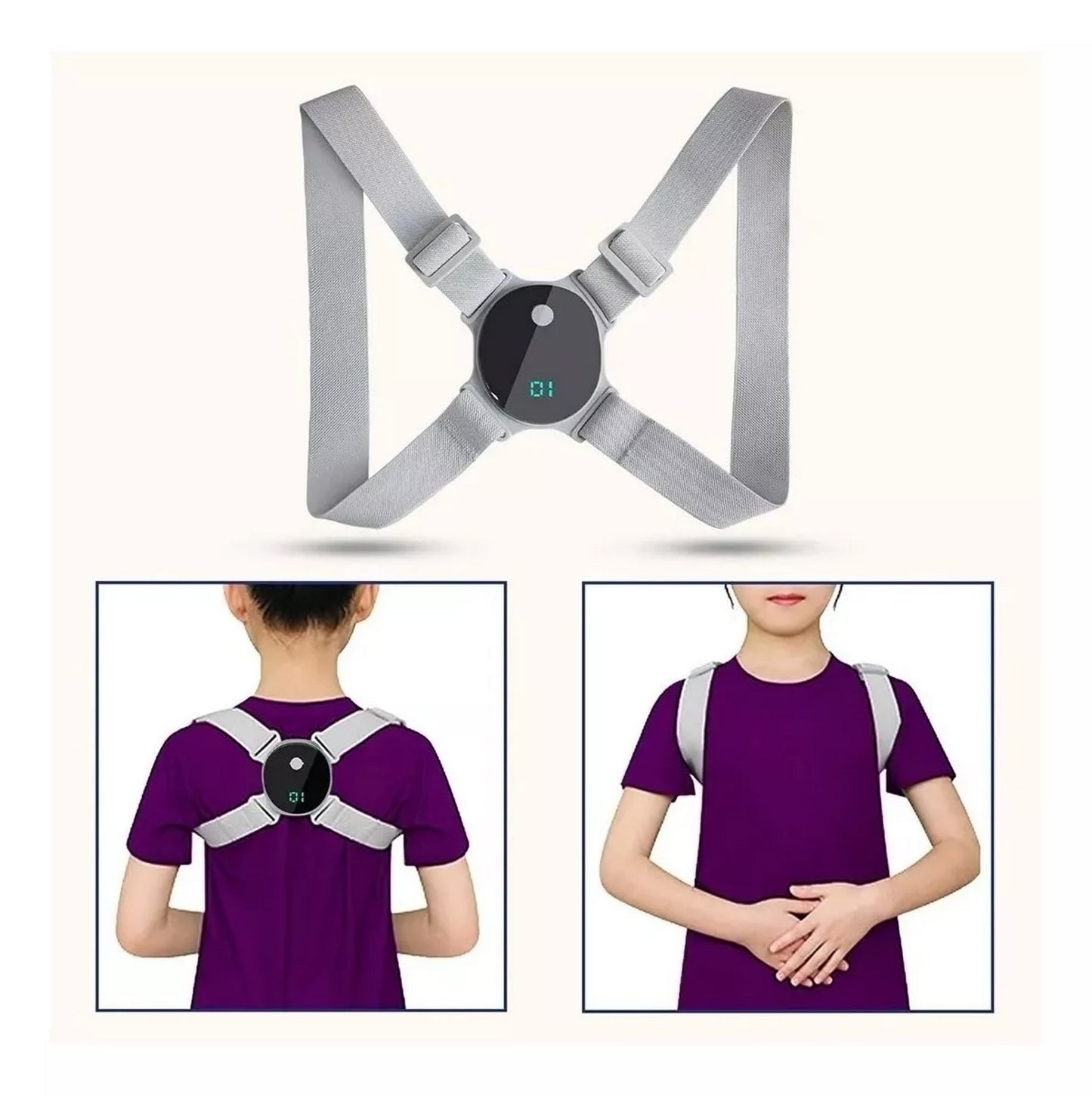 Corrector De Postura Inteligente Ajustab