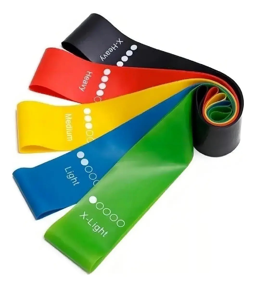 Bandas elasticas para hacer ejercicio